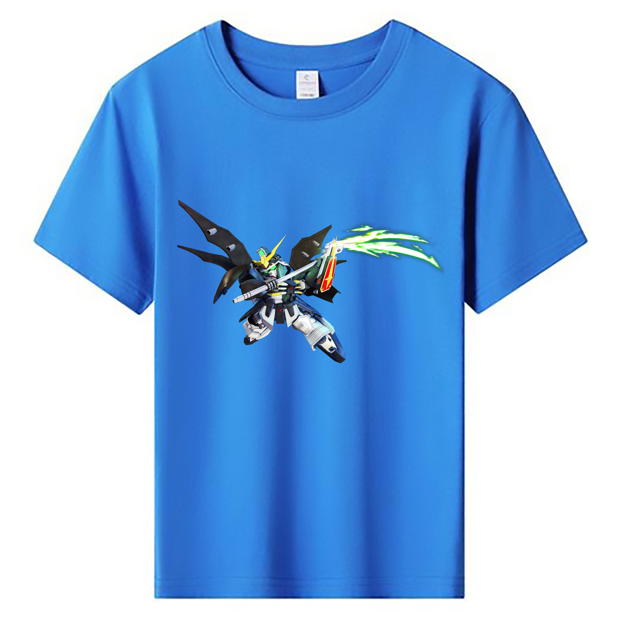 （画像用） 機動戦士ガンダム Mobile Suit Gundam 綿100％キッズTシャツ（フロントプリント）